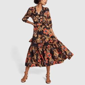 Batik Floral Dress